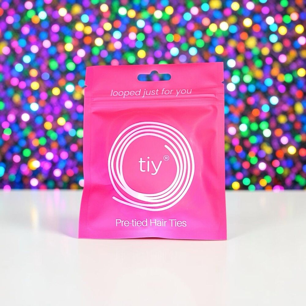 TIY Pre-Tied Hair Ties 2-pack NEW IN PACKAGE